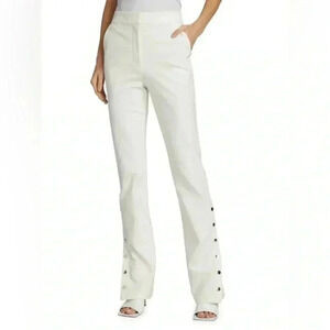 DEREK LAM 10 CROSBY Tesse Snap-Leg Flared Pants Size 2